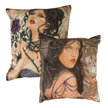 Load image into Gallery viewer, Story Of The Rose - Cushion Cover Alchemy Gothic