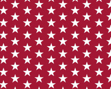 Load image into Gallery viewer, PVC Stars Red White - Wipe Clean Table Cloth