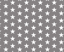 Load image into Gallery viewer, PVC Stars Grey White - Wipe Clean Table Cloth