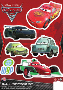 Wall Stickers Disney Cars - Pack Of 3 Decorative Decals Lightning McQueen