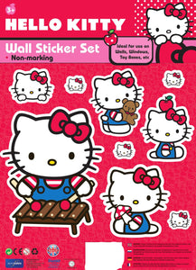Wall Stickers Hello Kitty - Pack Of 3 Decorative Decals