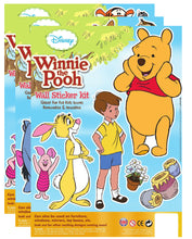 Load image into Gallery viewer, Disney Winnie The Pooh Wall Stickers - Pack Of 3 Decorative Decals
