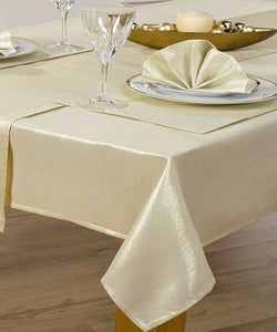 Glitter Cream / Gold - Table Cloth Range