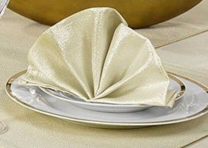 Glitter Cream / Gold - Table Cloth Range