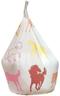 Horses White - Bean Bag Equestrian Pony Silhouettes