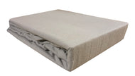 Flannelette Flat Sheet Grey - Thermal Plain Dyed