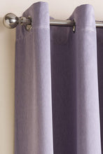 Load image into Gallery viewer, Sateen Mauve - Eyelet Woven Blackout Curtains Lilac
