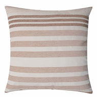 Chenille Stripe Beige Cushion Cover - Pack Of 4 Natural Stripes