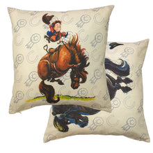 Load image into Gallery viewer, Thelwell &#39;Antics&#39; - Cushion Covers Cartoon Pony Horse
