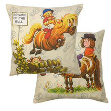 Load image into Gallery viewer, Thelwell &#39;Antics&#39; - Cushion Covers Cartoon Pony Horse
