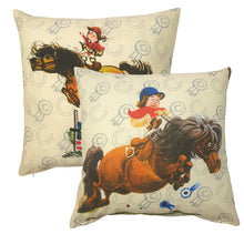 Load image into Gallery viewer, Thelwell &#39;Antics&#39; - Cushion Covers Cartoon Pony Horse
