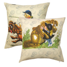 Load image into Gallery viewer, Thelwell &#39;Antics&#39; - Cushion Covers Cartoon Pony Horse
