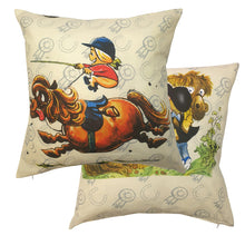 Load image into Gallery viewer, Thelwell &#39;Antics&#39; - Cushion Covers Cartoon Pony Horse
