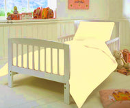T200 Cotton Lemon - Junior Duvet Cover Set Yellow