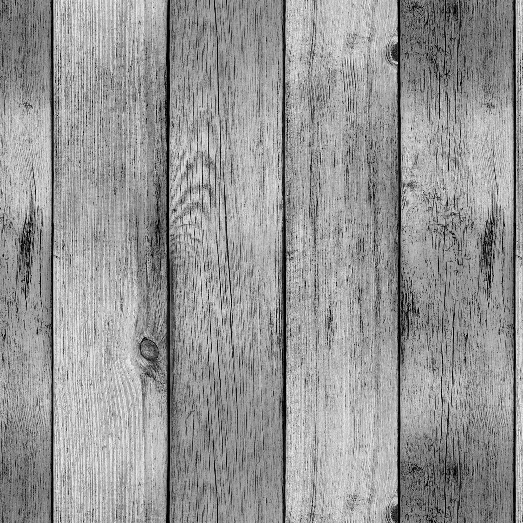 PVC Wood Grey - Wipe Clean Table Cloth Wooden Plank Floorboard Print