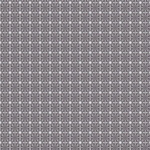PVC Geo Star Slate - Wipe Clean Table Cloth Geometric Tile Charcoal Grey