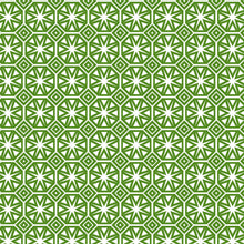 Load image into Gallery viewer, PVC Geo Star Green - Wipe Clean Table Cloth Geometric Tile Print
