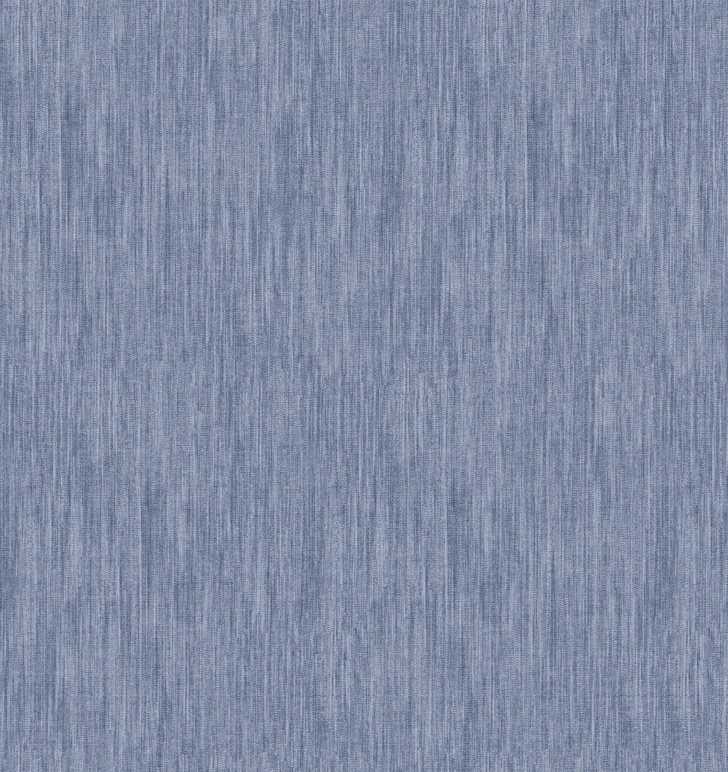 PVC Slubbed Blue - Wipe Clean Table Cloth Textured Print