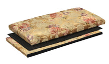 Load image into Gallery viewer, Anastasia Gold - Storage Ottoman Jacquard Floral
