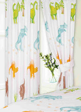 Load image into Gallery viewer, Dinosaurs - 66x72&quot; Curtains
