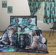 Hubble Bubble - Lisa Parker Duvet Cover Set Cats Cauldron