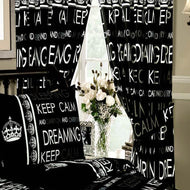 Keep Calm Black - 66x72
