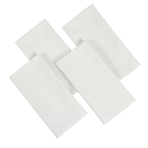 Linen Look White - Slubbed Table Cloth Range
