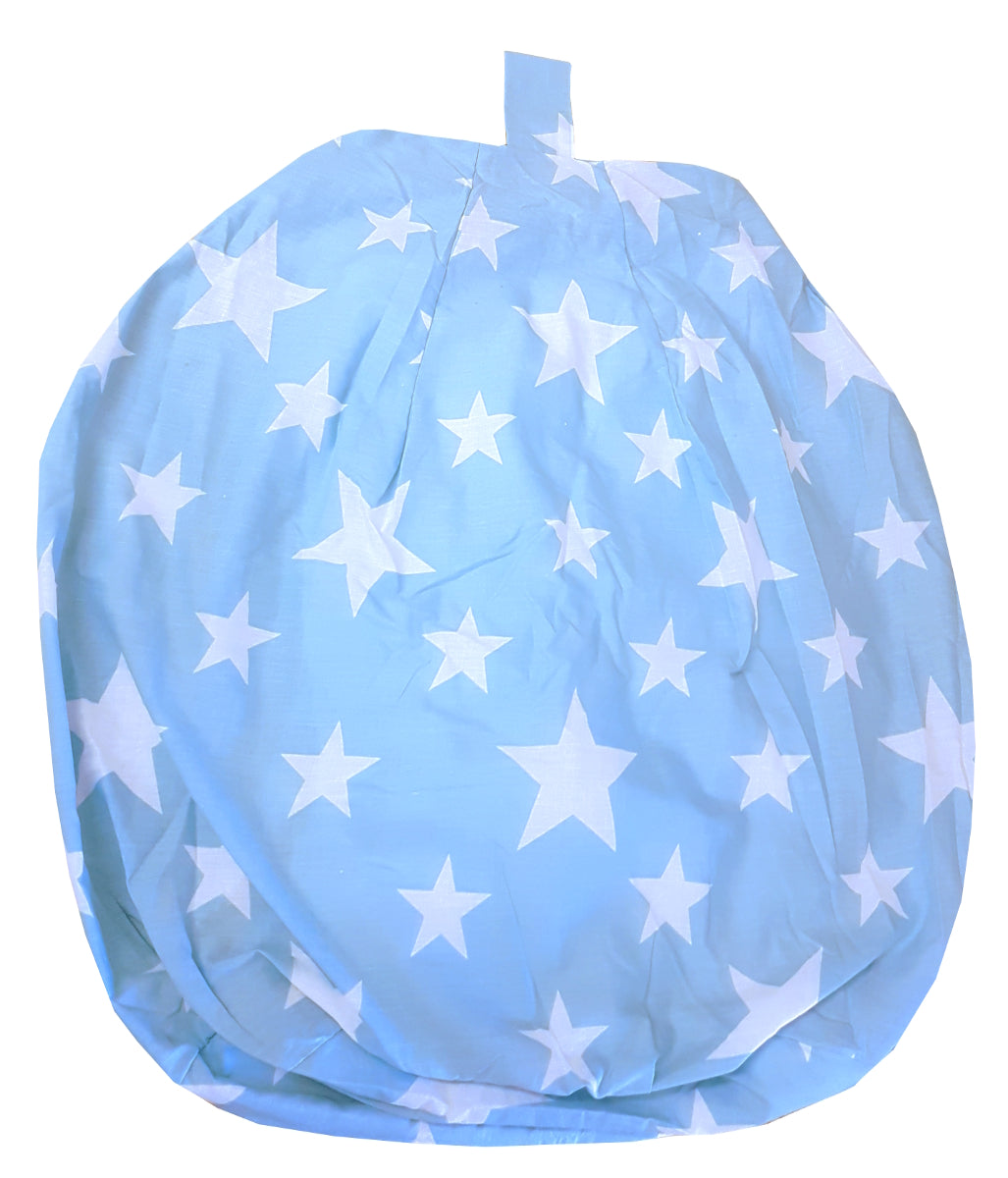 Stars Duckegg Blue White - Bean Bag