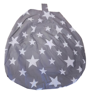 Stars Grey White - Bean Bag