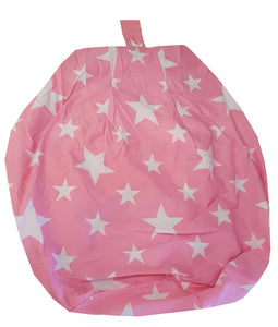 Stars Pink White - Bean Bag