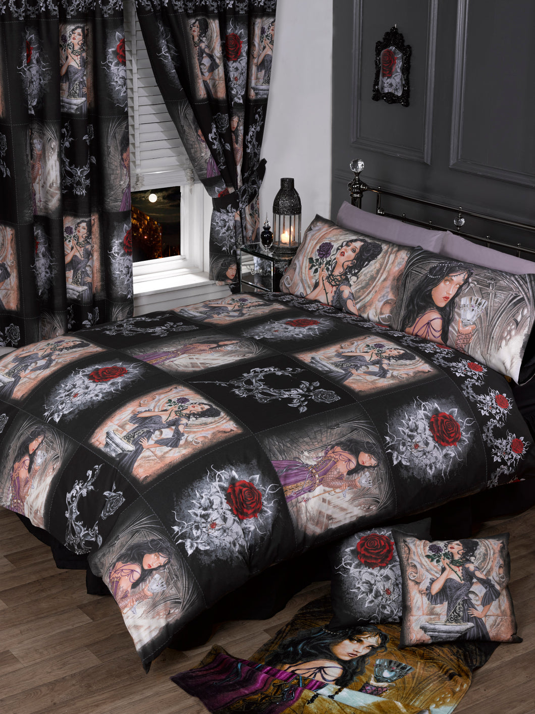 Story Of The Rose - Alchemy Gothic Duvet Cover Set