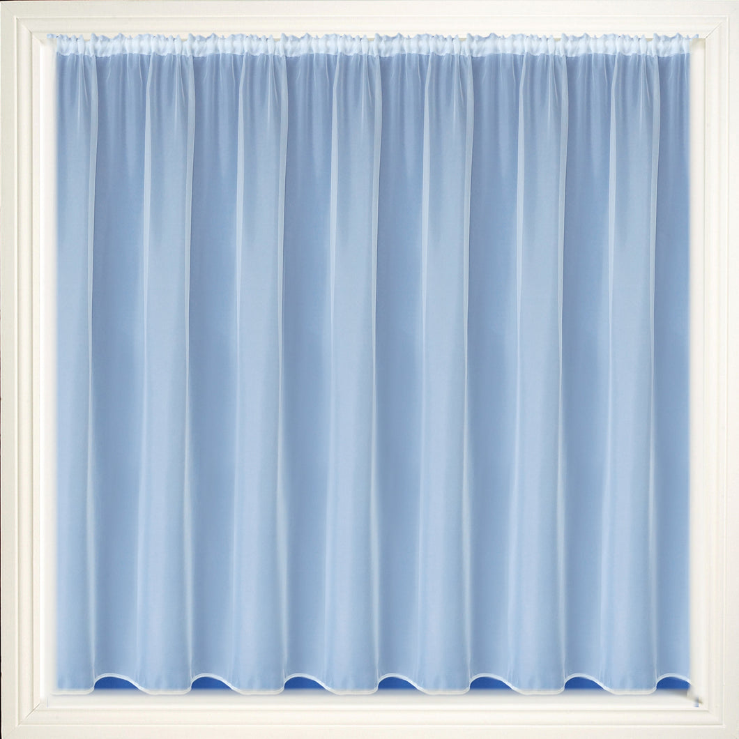 Serenity White - Net Curtains Plain Voile