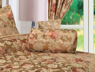 Anastasia Gold - Neck Roll Jacquard Decorative Scatter Accessory