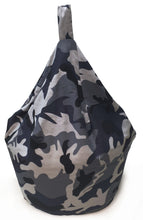 Load image into Gallery viewer, Camo Black - Bean Bag Army Camouflage Grey Charcoal
