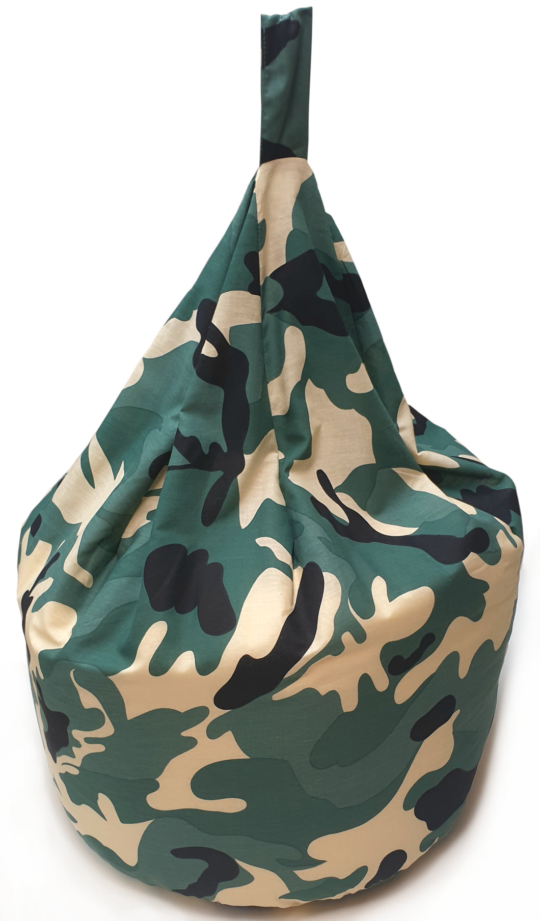 Camo Green - Bean Bag Army Camouflage Khaki Beige Black