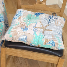 Load image into Gallery viewer, Coastal Multi - Table Cloth Range Sea Shells Beach Nautical Compass Blue White Beige
