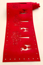 Load image into Gallery viewer, Deer Red Felt - Christmas Table Range, Cutlery Set, Runner, Coasters, Placemats
