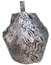 Load image into Gallery viewer, Kalahari - Bean Bag Animal Leopard Tiger Print Black White
