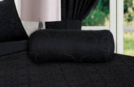 Marrakesh Black - Neck Roll Jacquard Decorative Scatter Accessory