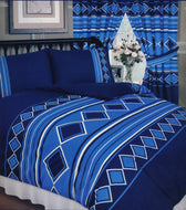 Men Only Nautical Blue - King Size Duvet Cover Set Geometric