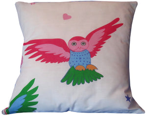Owl Love - Filled Cushion