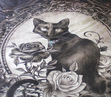 Load image into Gallery viewer, Paracelsus - Alchemy Gothic Cat Duvet Cover Set
