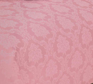 Regency Rose Gold - Jacquard Floral Pink Duvet Cover Set