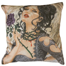 Load image into Gallery viewer, Story Of The Rose - Filled Cushion Alchemy Gothic

