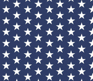 PVC Stars Navy Blue White - Wipe Clean Table Cloth