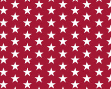Load image into Gallery viewer, PVC Stars Red White - Wipe Clean Table Cloth
