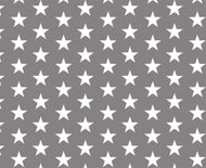 PVC Stars Grey White - Wipe Clean Table Cloth