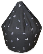 Tetris 'Monochrome' Black - Bean Bag (Reg) Tetriminos